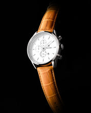 The Chrono S2 40mm - Silver/Tan